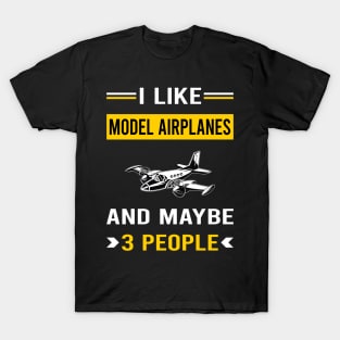 3 People Model Airplane Plane Planes Aircraft T-Shirt